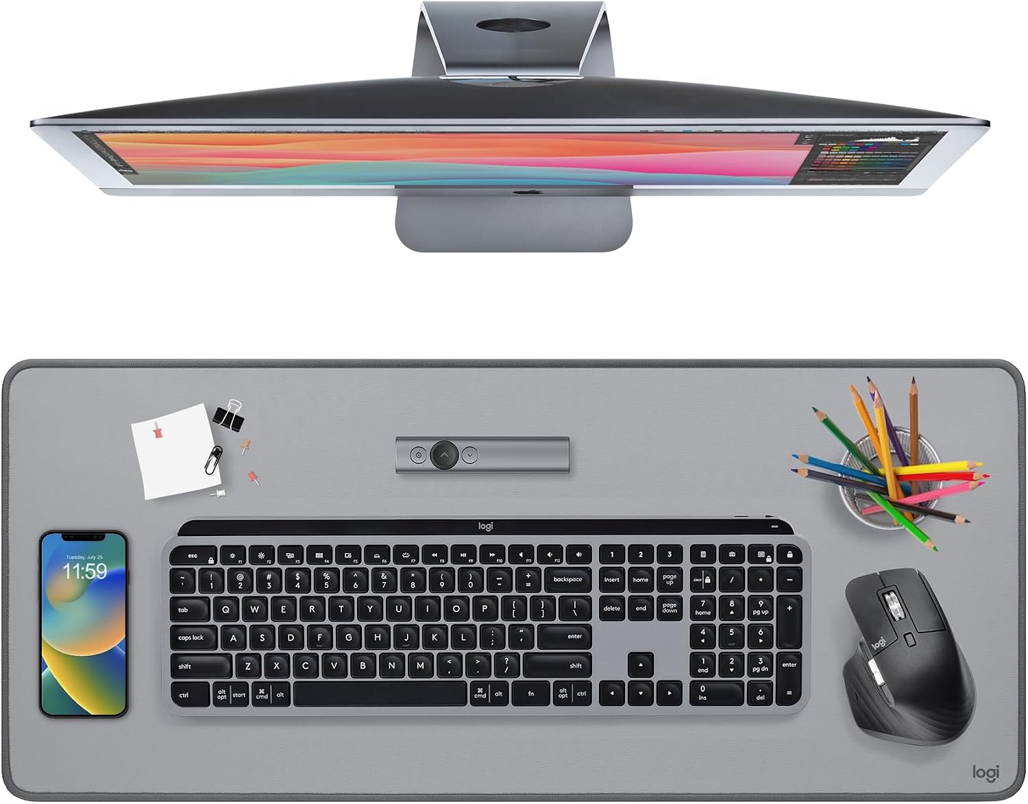 Desk Mat - Studio Series — Multifunctional large desk mat / extended mouse pad.