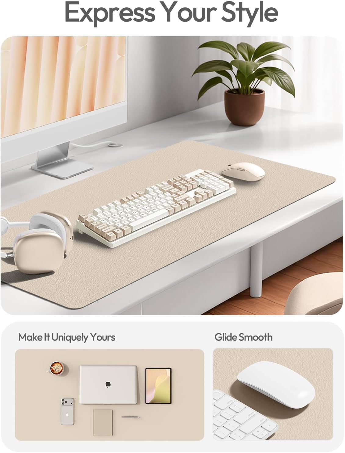Leather Desk Mat / Large Mouse Pad