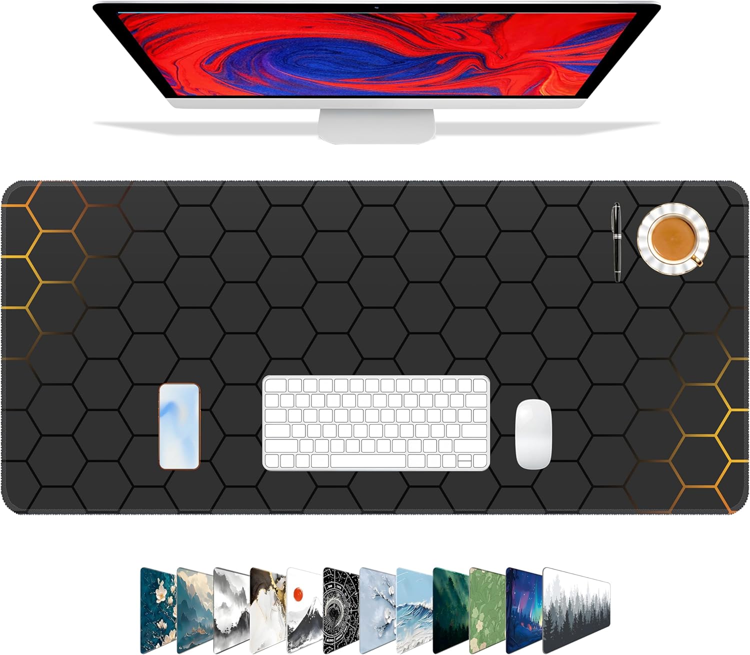 Gaming Mouse Pad – Forest Background Pattern