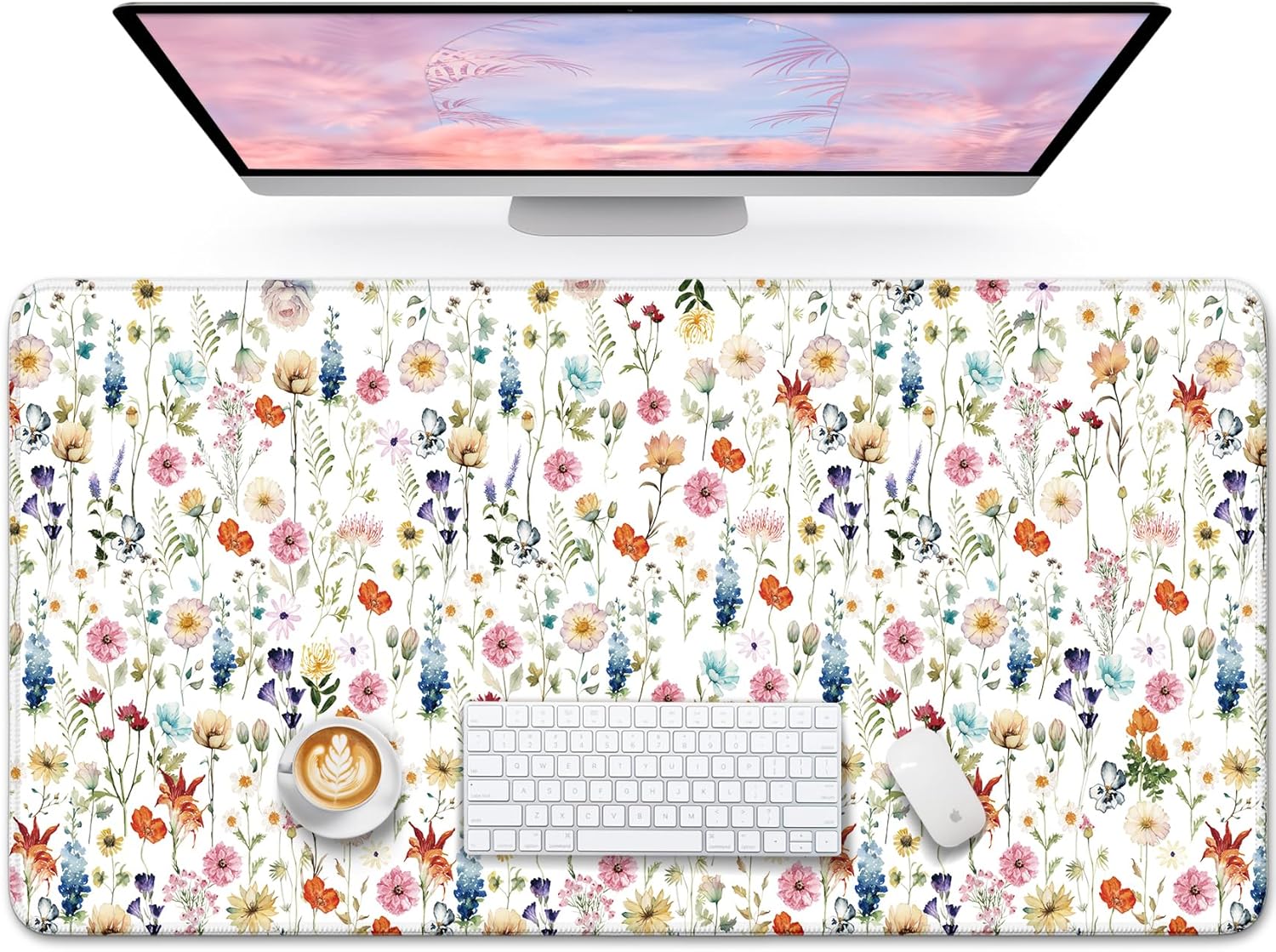 Large Desk Mouse Pad—A cute desk mat/desk protector suitable for both office work and gaming.
