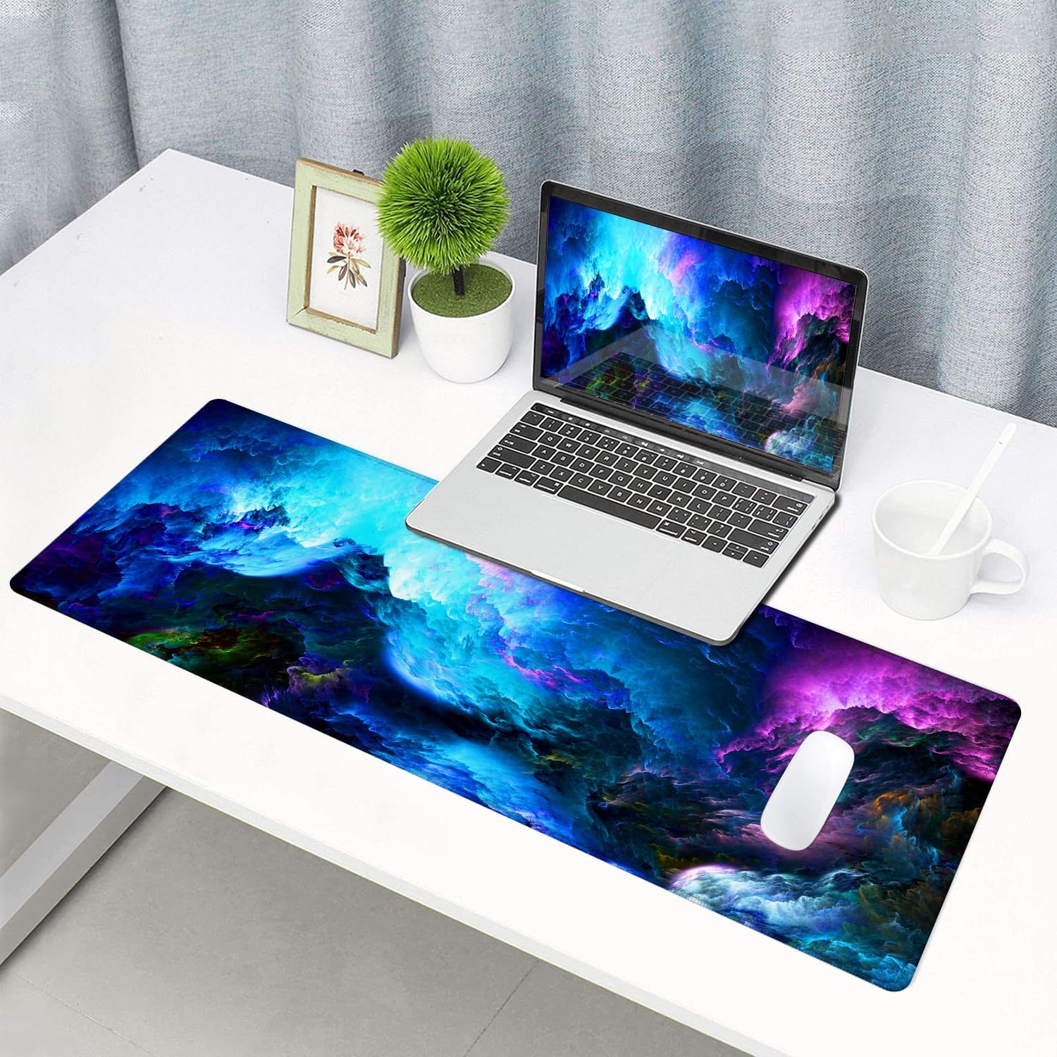 Gaming Mouse Pad — Large Non-Slip Rubber-Base Mouse Pad