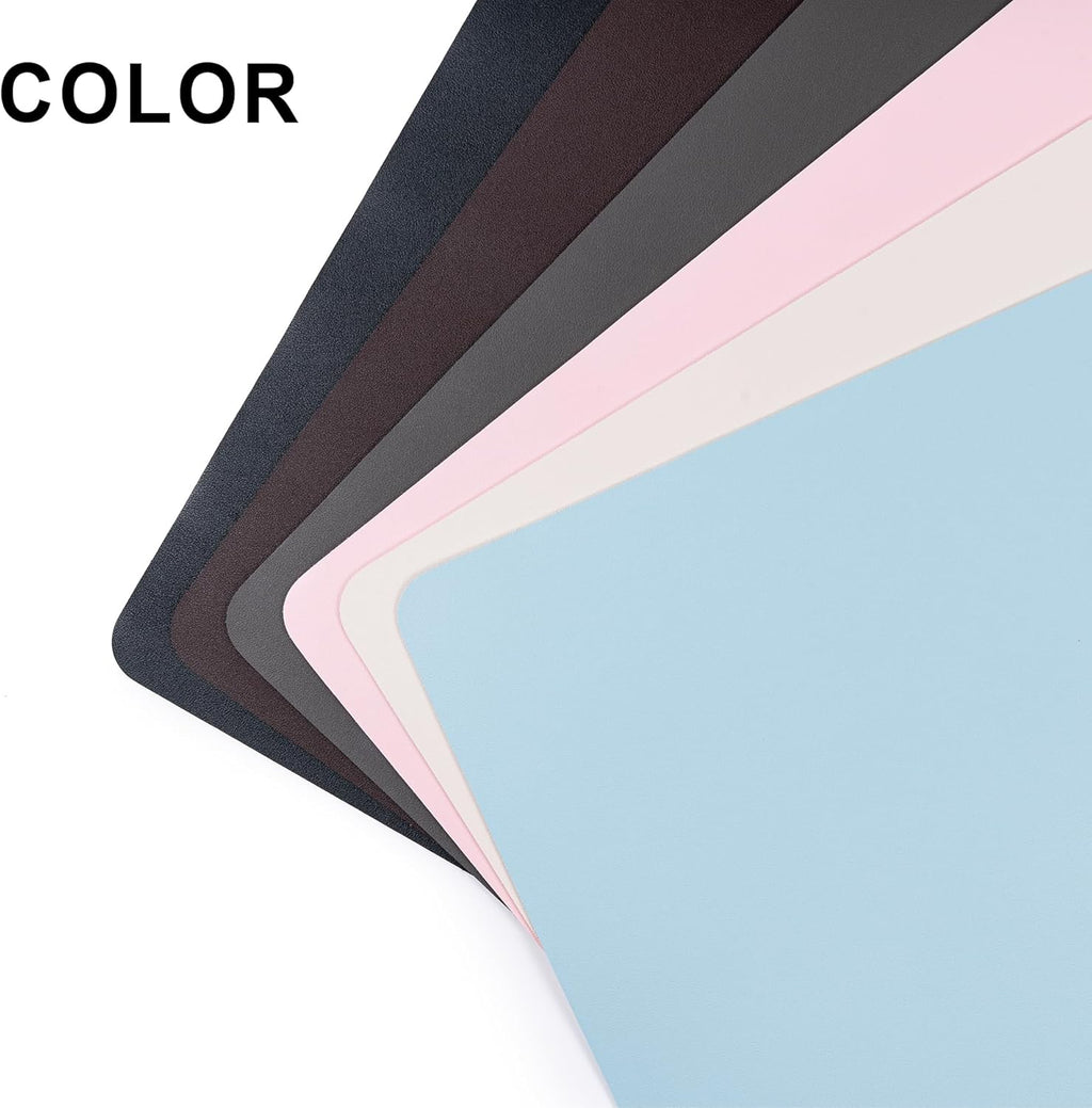 Leather Desk Mat — Large Non-Slip PU Leather Mouse Pad and Easy-to-Clean Desk Protector