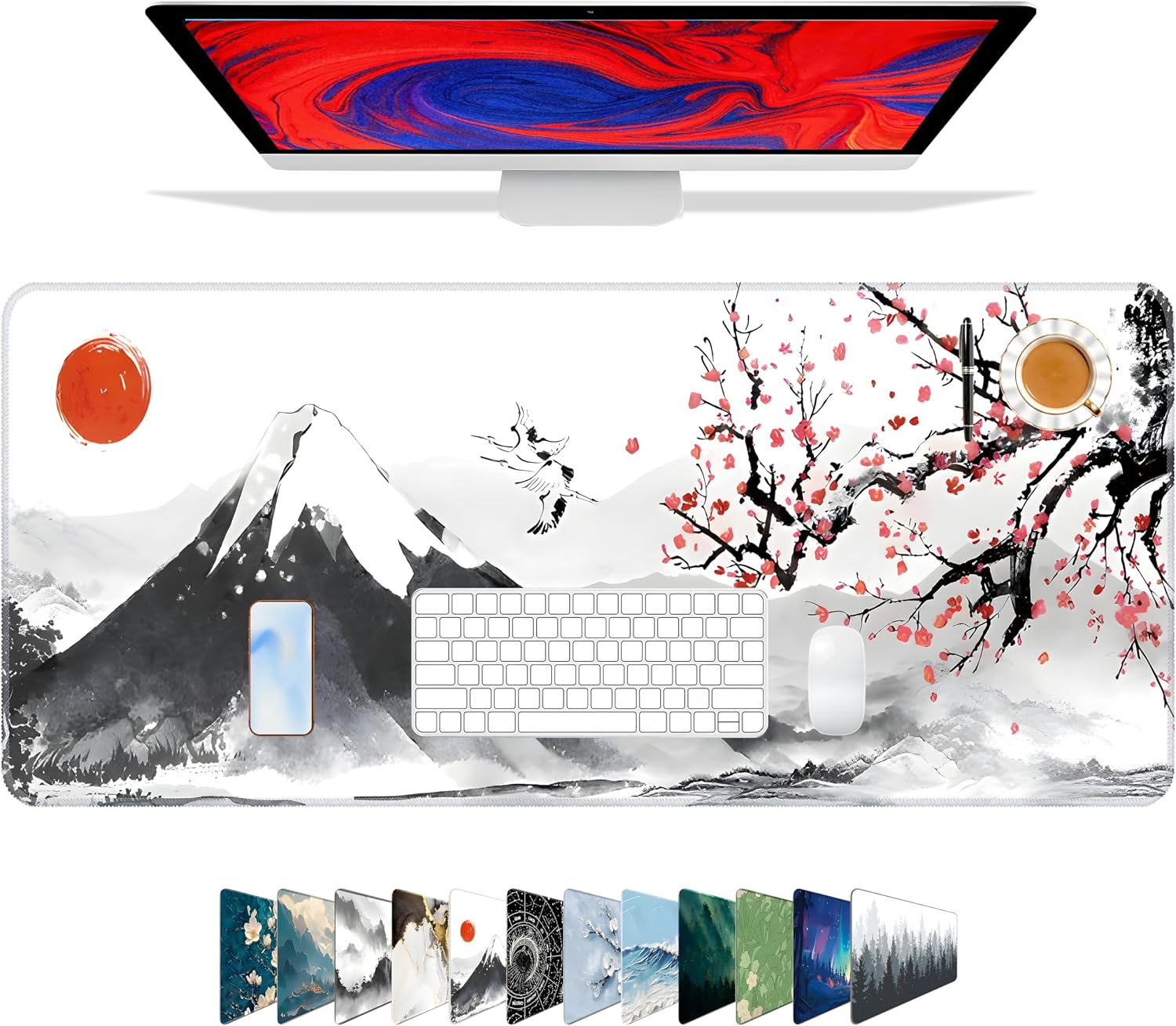 Gaming Mouse Pad – Forest Background Pattern