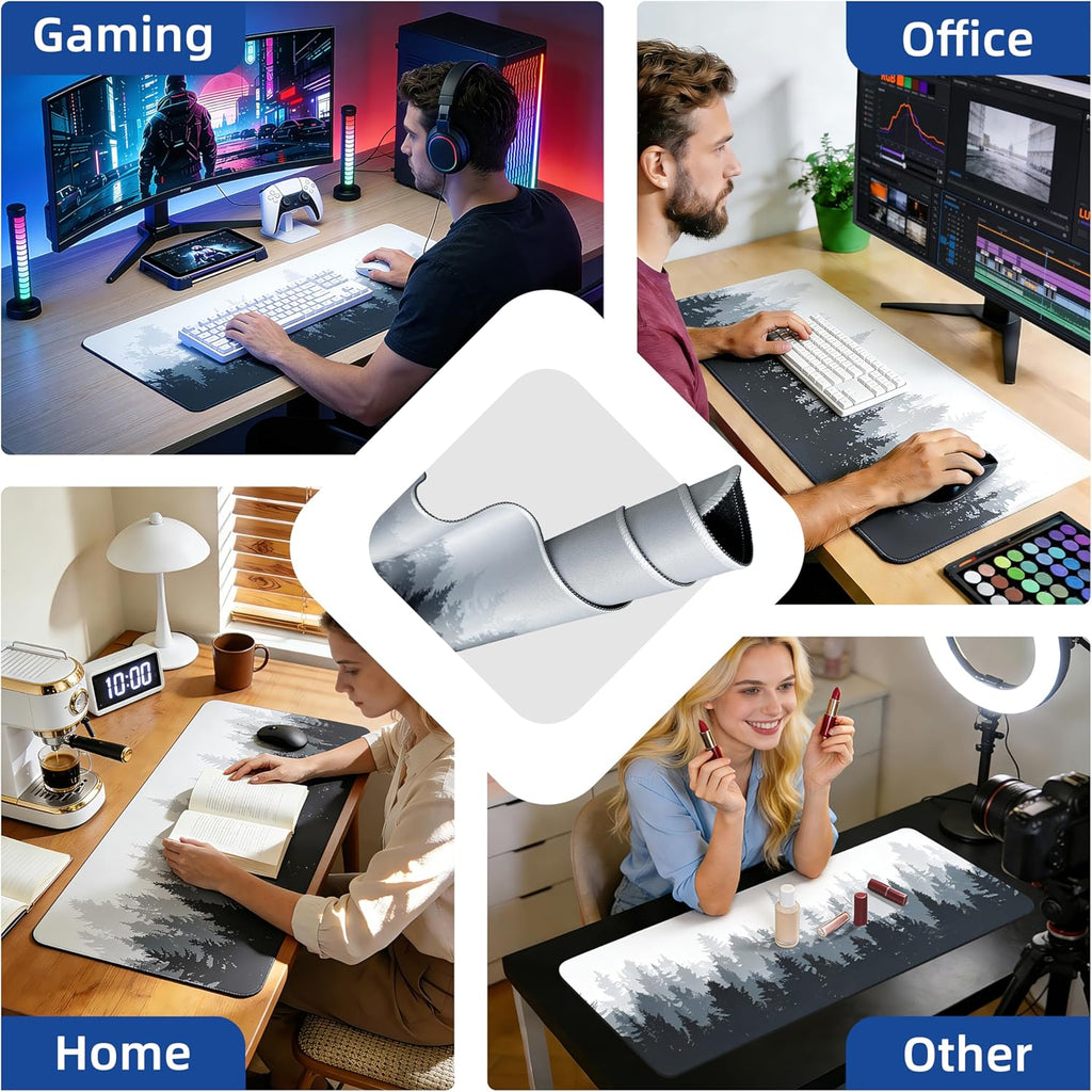 Gaming Mouse Pad – Forest Background Pattern