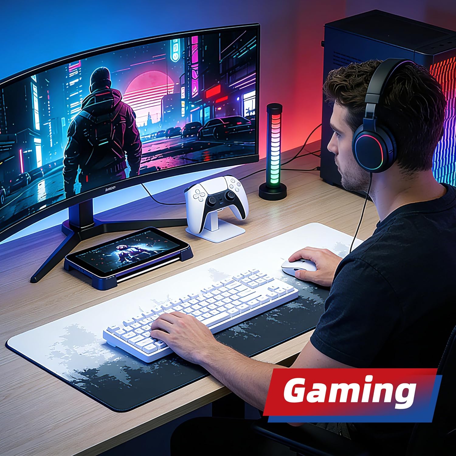 Gaming Mouse Pad – Forest Background Pattern