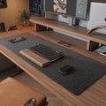 Felt Desk Mat | Computer Desk Mat (36 x 12 inches) | Large Felt Mouse Pad & Keyboard Mat